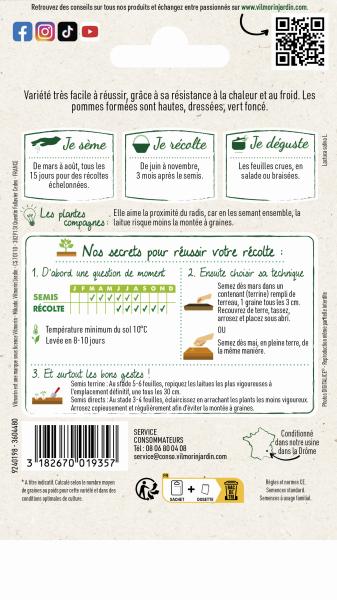 Potagères - Laitue Craquerelle du Midi - Légumes d'Autrefois - MEDIA_PACKAGING_VERSO